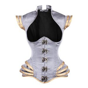 NWT 50s Space Captain Steampunk Underbust Corset - Sz 28" - Corset Story